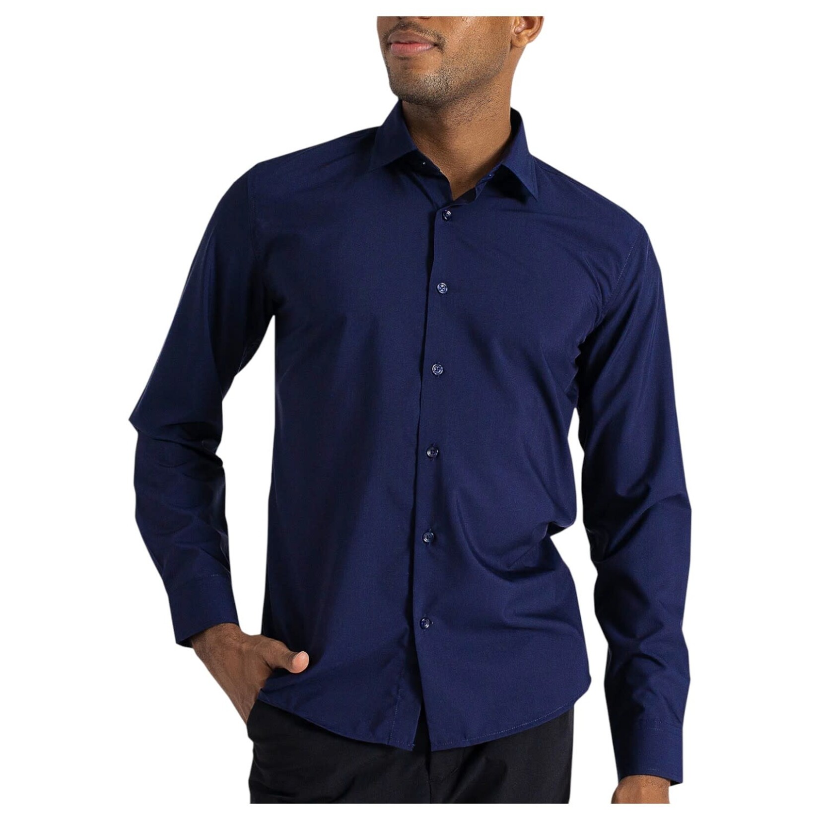 KENNETH COLE KENNETH COLE PLAIN LONG SLEEVE SHIRT KCB2307DS-E