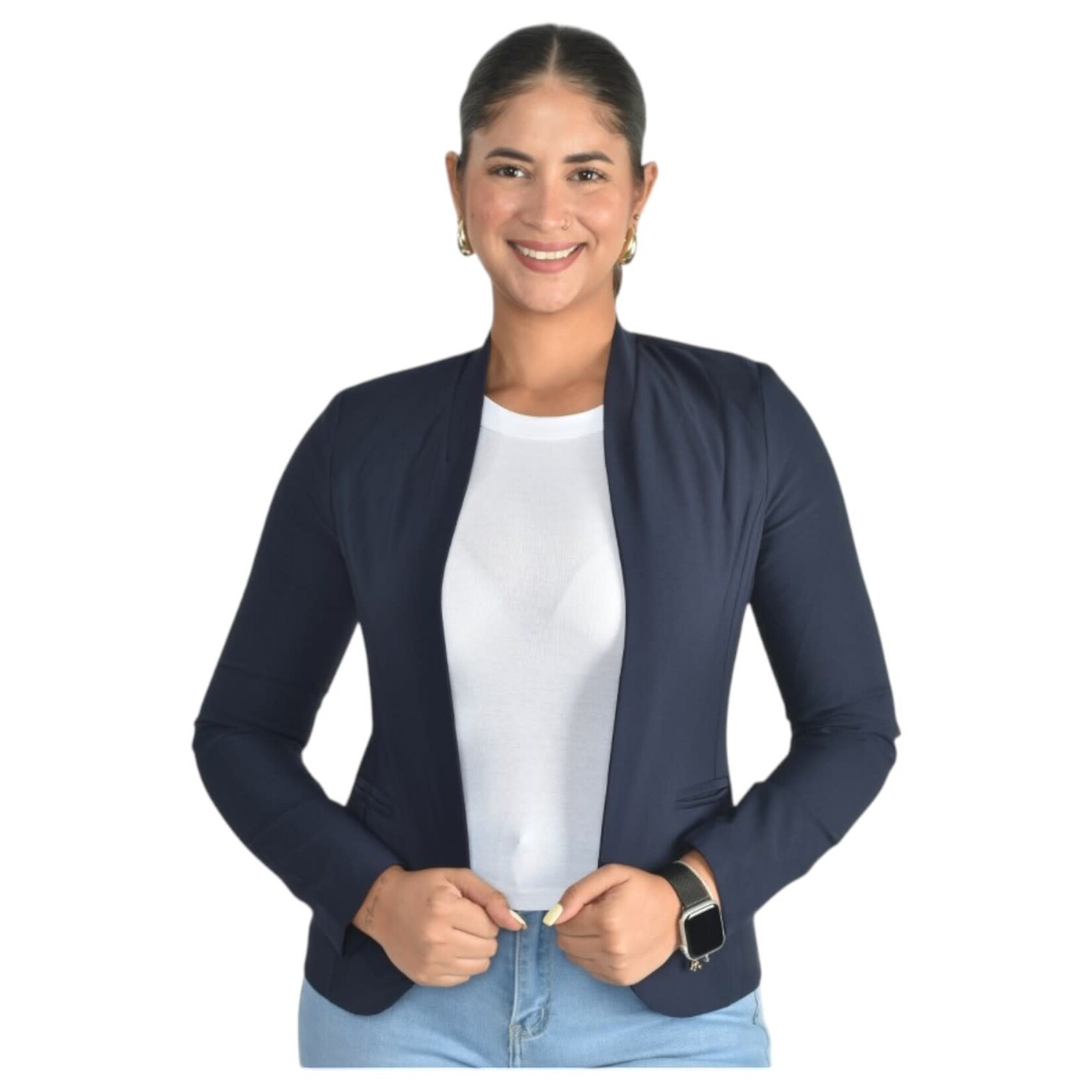 LAC BLEU LAC BLEU LONG SLEEVE WORK JACKET B5074