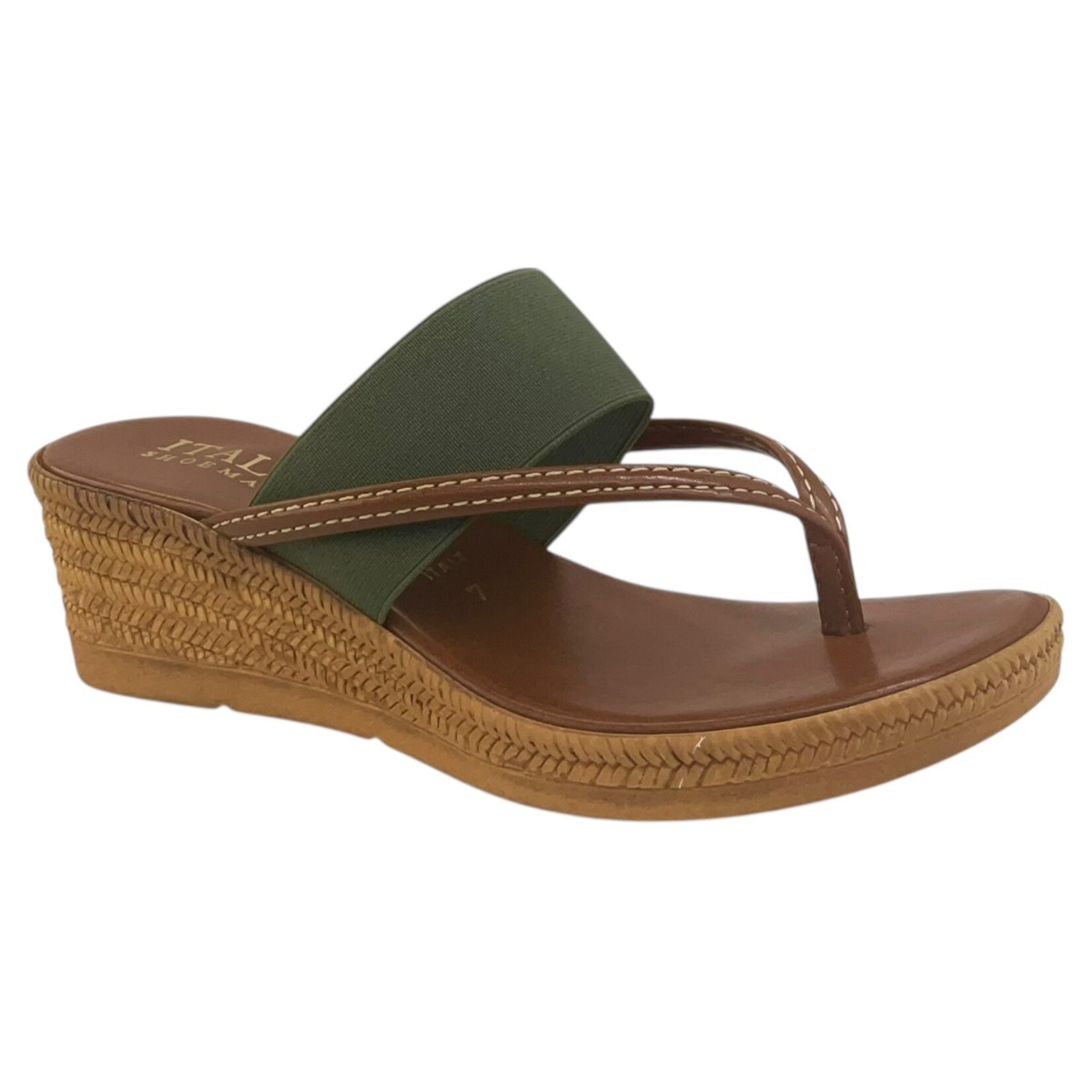 ITALIAN SHOEMAKERS ITALIAN SHOEMAKERS THONG TEXTURED WEDGE BAYLOR