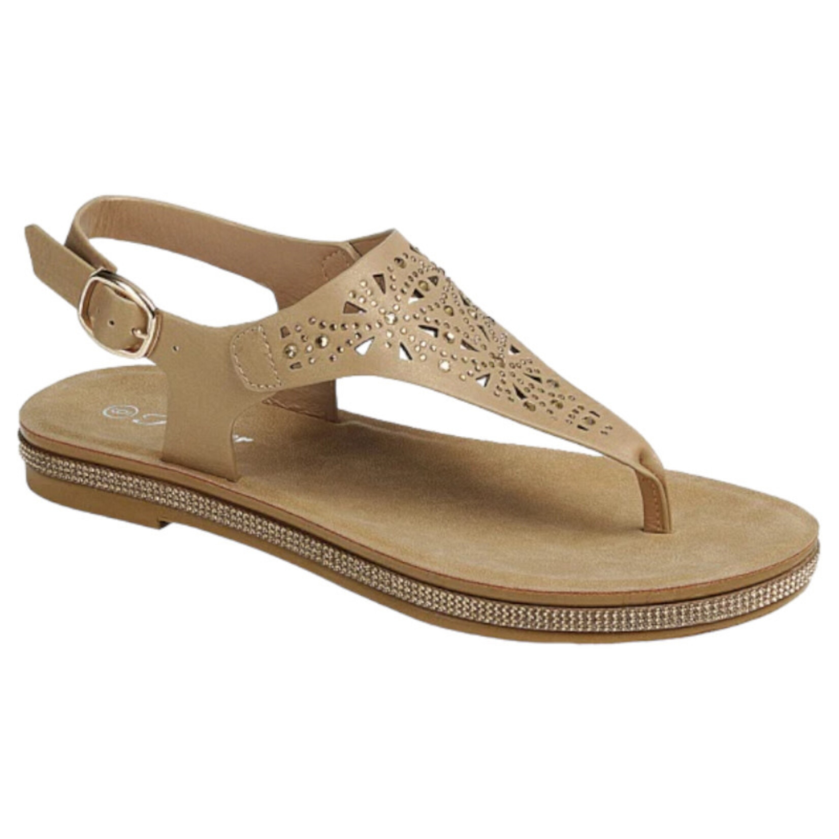 FOREVER FOREVER LASER CUT THONG SANDAL RECEPTION-46