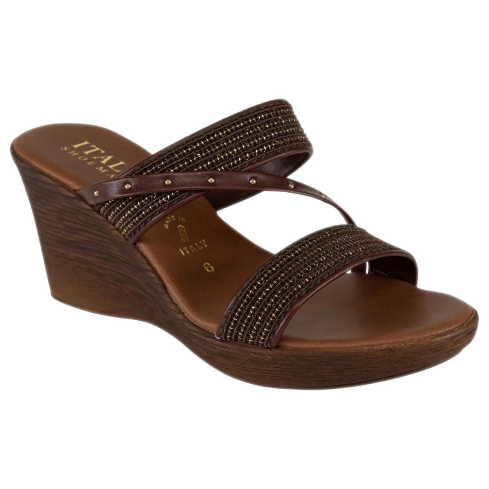 ITALIAN SHOEMAKERS ITALIAN SHOEMAKERS DIAGONAL 2 BAND WEDGE VERENICE