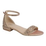 FOREVER FOREVER RHINESTONE CHUNKY LOW HEEL ENCIRCLE-30