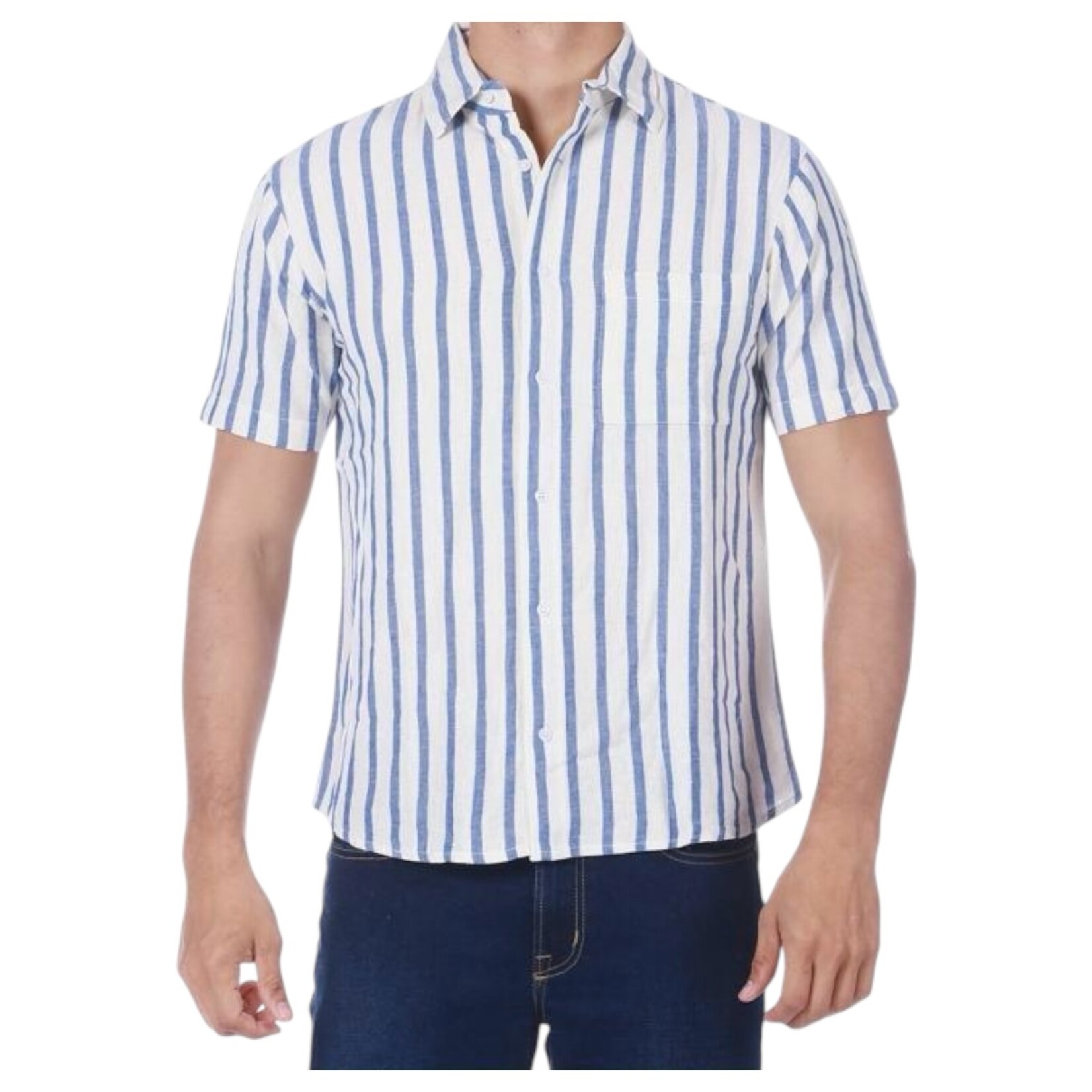 BANANA BLUE BANANA BLUE PRINTED SHORT SLEEVE SHIRT JIM-2148