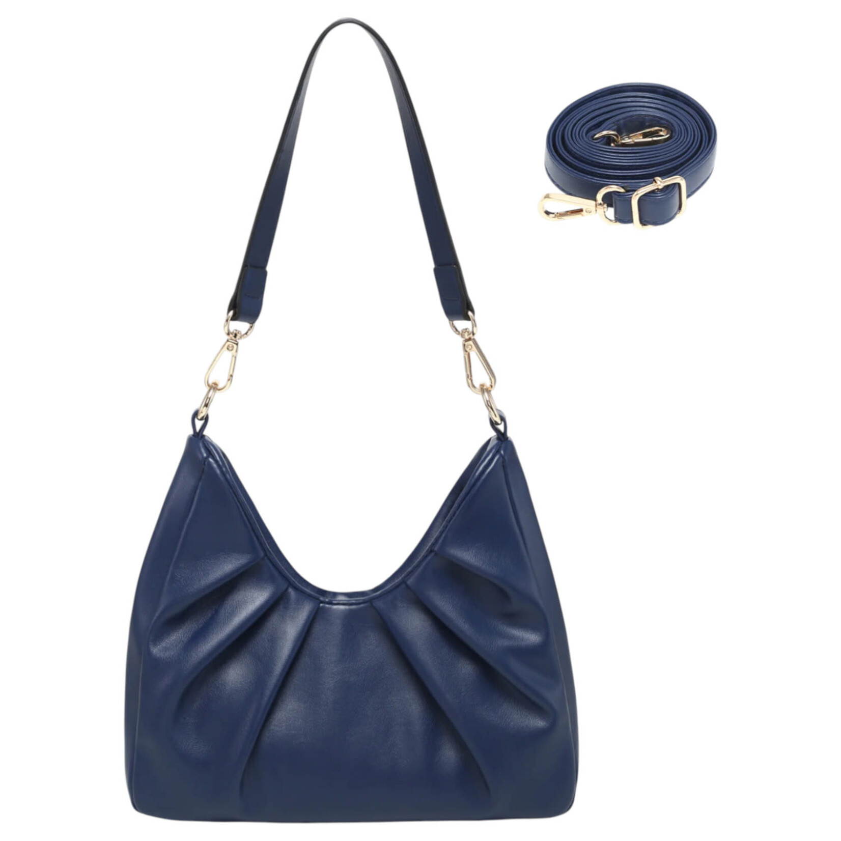 DASEIN DASEIN RUCHED SHOULDER BAG XL-18-7866