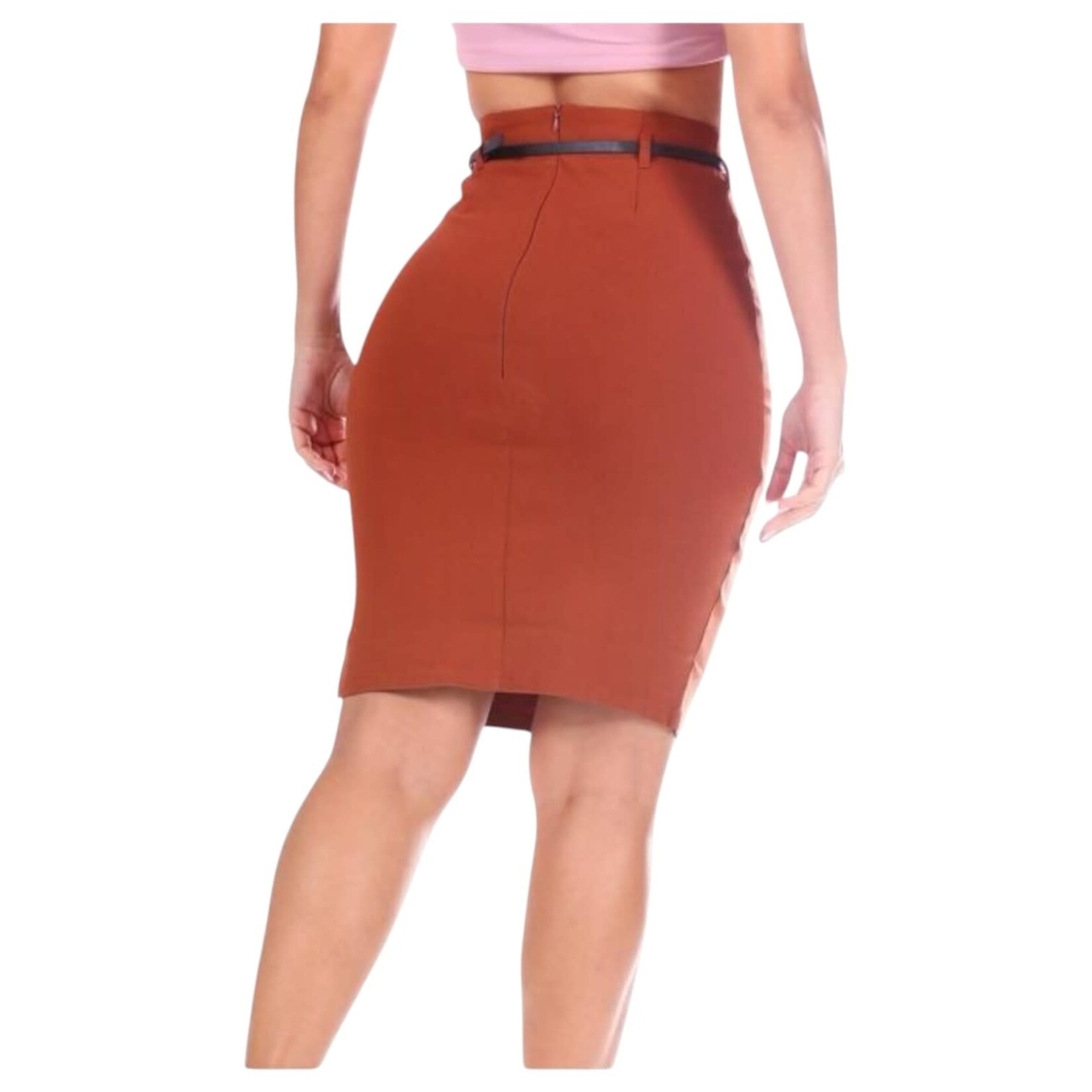 COZZI COZZI BELTED SKIRT CL-235