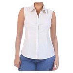 COZZI COZZI SLEEVELESS BUTTON UP SHIRT JO-39584