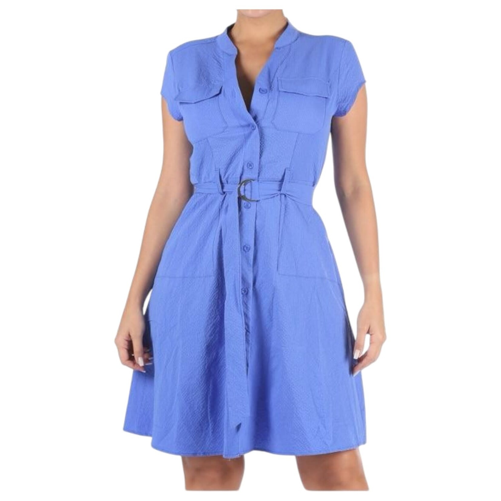 COZZI COZZI CAP SLEEVE DRESS SJ-959