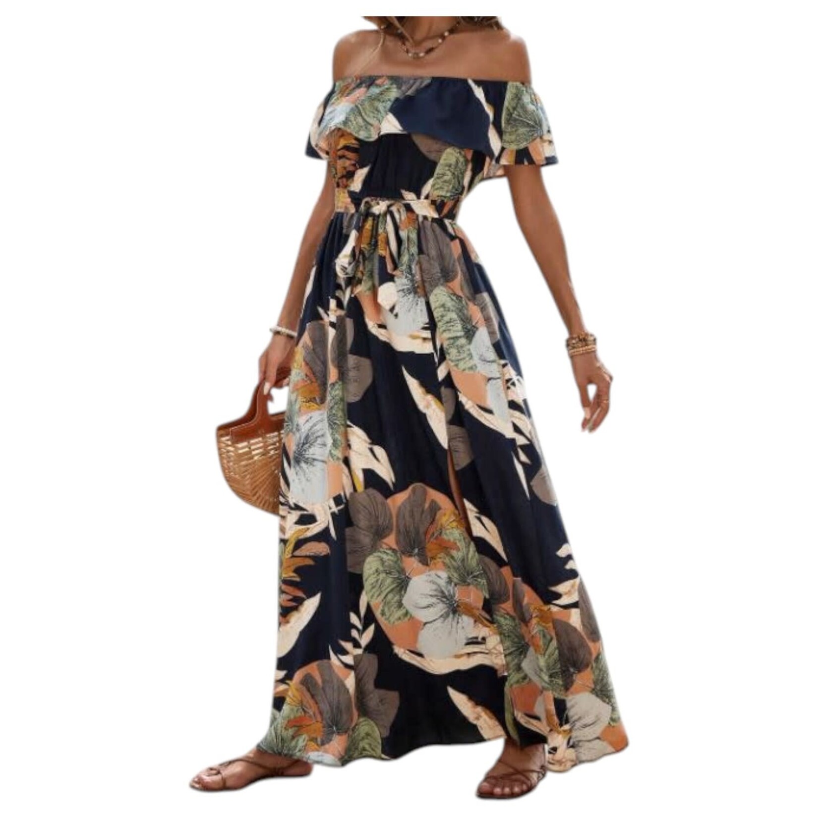 MISS KELLY MISS KELLY FLORAL MAXI DRESS SD5208