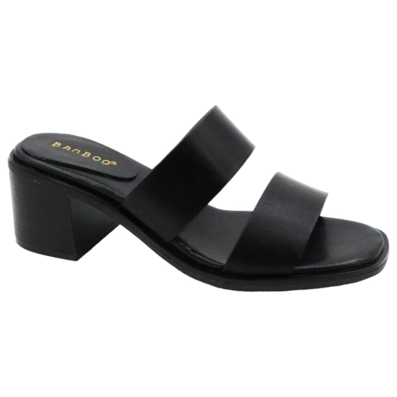 BAMBOO BAMBOO 2 BAND BLOCK HEEL INTERMIX-05