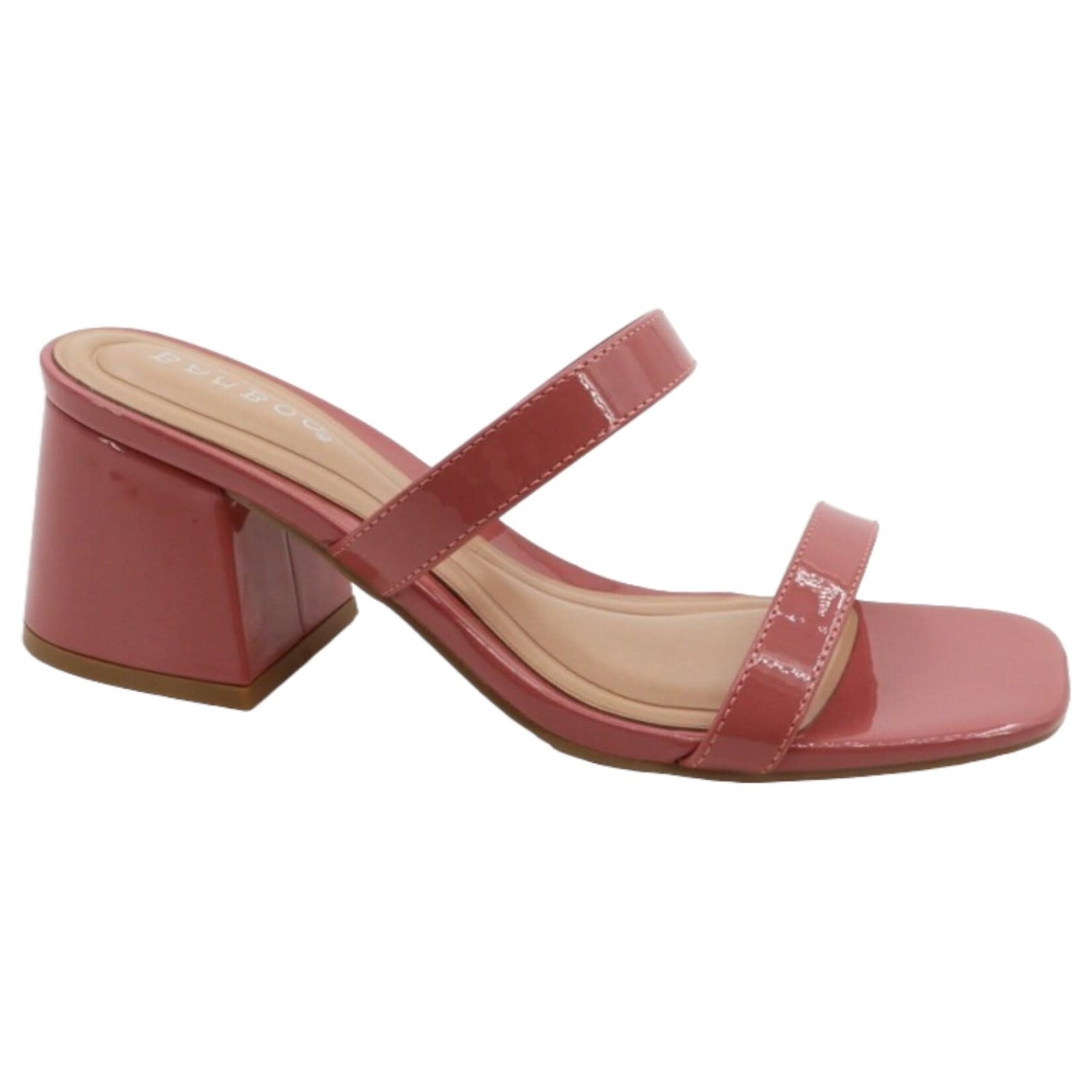 BAMBOO BAMBOO 2 BAND BLOCK HEEL BOBBIE-17
