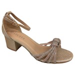 LUCITA LUCITA KNOT BAND BLOCK HEEL H43-BALL