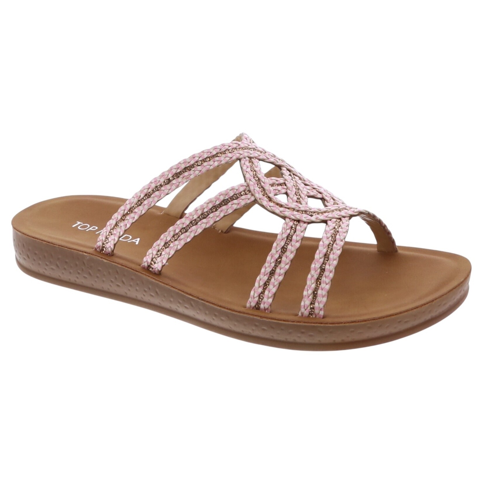 TOP MODA TOP MODA BRAIDED STRAPS SLIPPER SLIPPER SOL-1