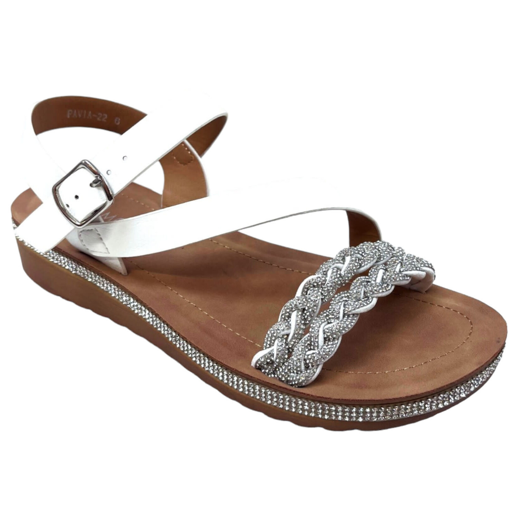 TOP MODA TOP MODA DOUBLE STRAP SANDAL PAVIA-22