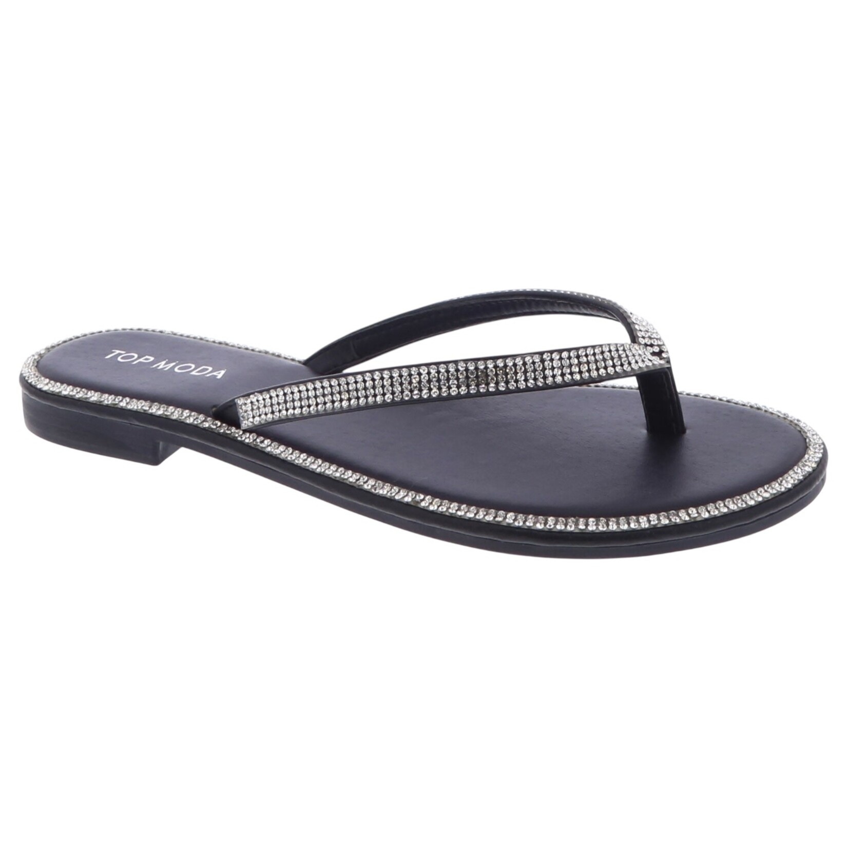 TOP MODA TOP MODA THONG RHINESTONE SLIPPER HAITI-1