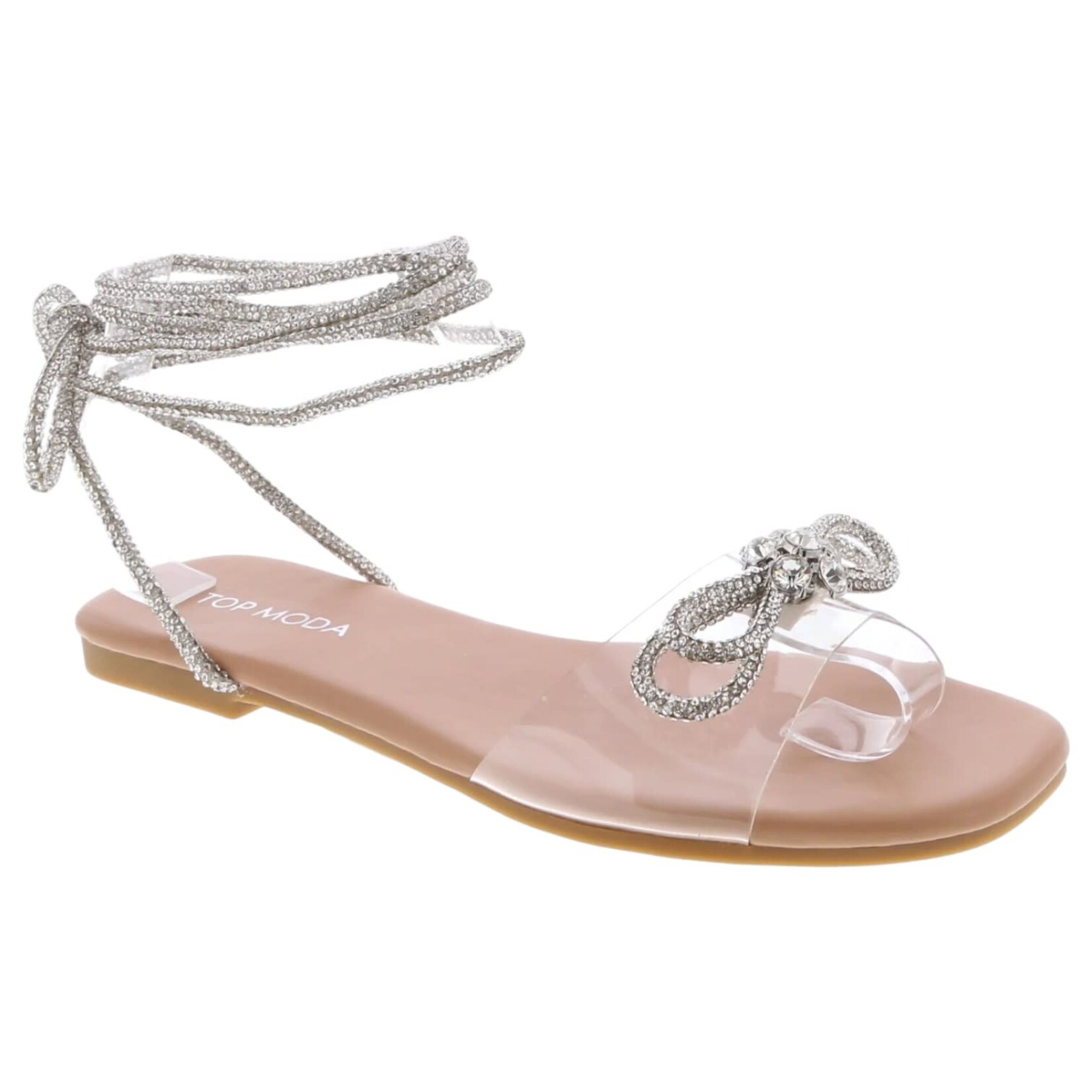 TOP MODA TOP MODA RHINESTONE WRAP SANDAL GEMMA-37
