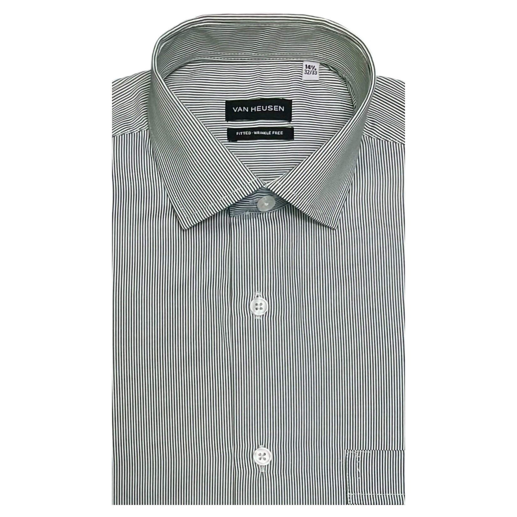 VAN HEUSEN VAN HEUSEN STRIPED LONG SLEEVE SHIRT 500124