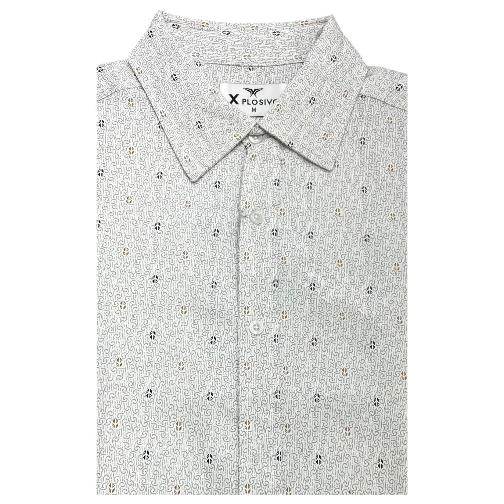 XPLOSIVE XPLOSIVE PATTERNED SHORT SLEEVE SHIRT D7467