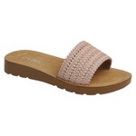 FOREVER FOREVER WOVEN BAND SLIDE SLIPPER REBEKAH-44