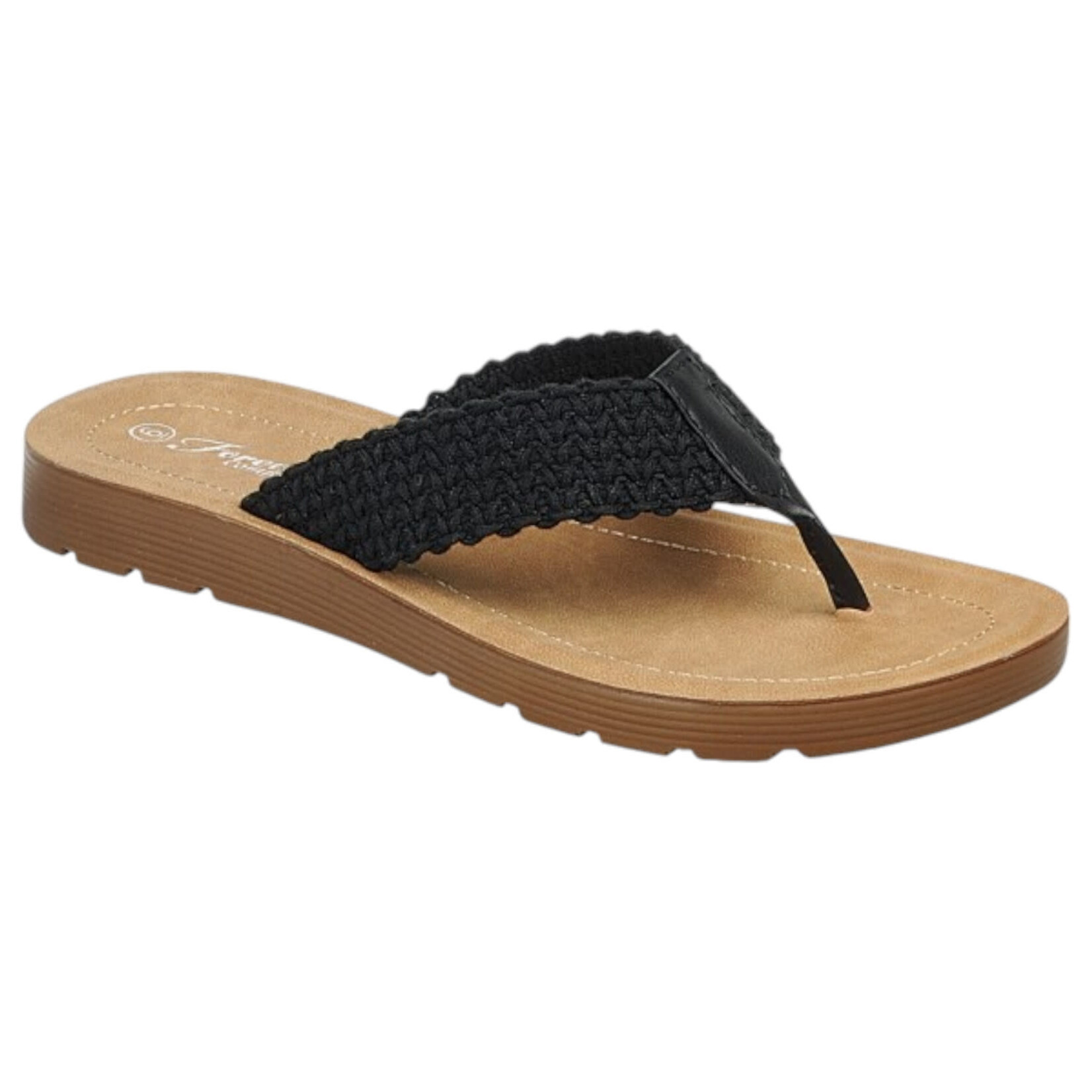 FOREVER FOREVER KNIT THONG SLIPPER REBEKAH-78