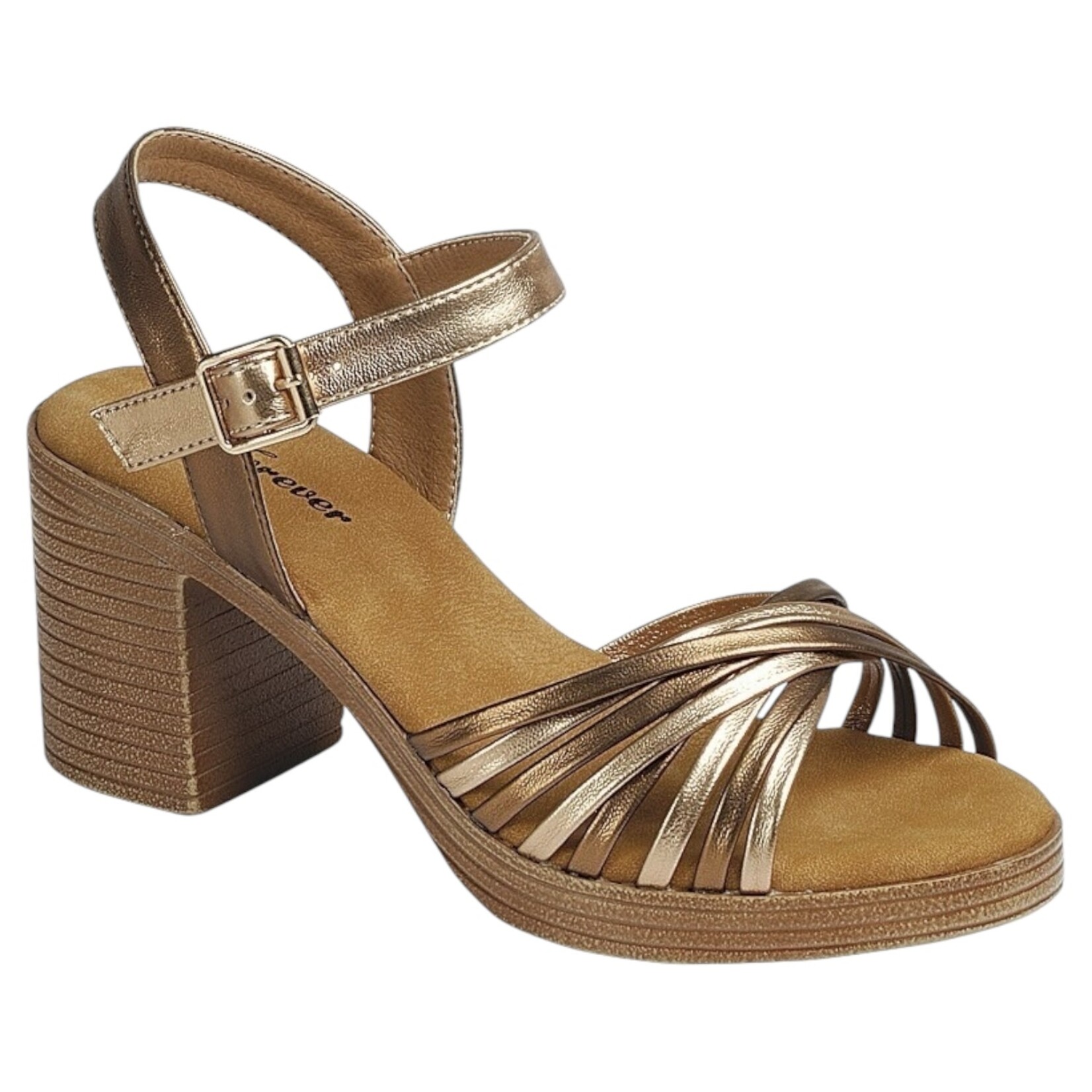 FOREVER FOREVER MULTI STRAP BLOCK HEEL HIGHLAND-20