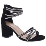 TOP MODA TOP MODA RHINESTONE BANDS BLOCK HEEL DELIA-48