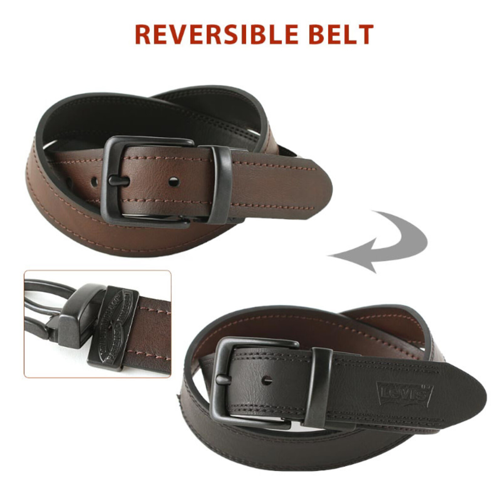 LEVIS LEVI'S 38MM REVERSIBLE BELT 11LV120Z12
