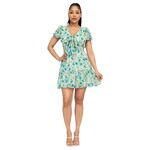 IRIS IRIS FRONT TIE RUFFLE DRESS ID5228-SR789