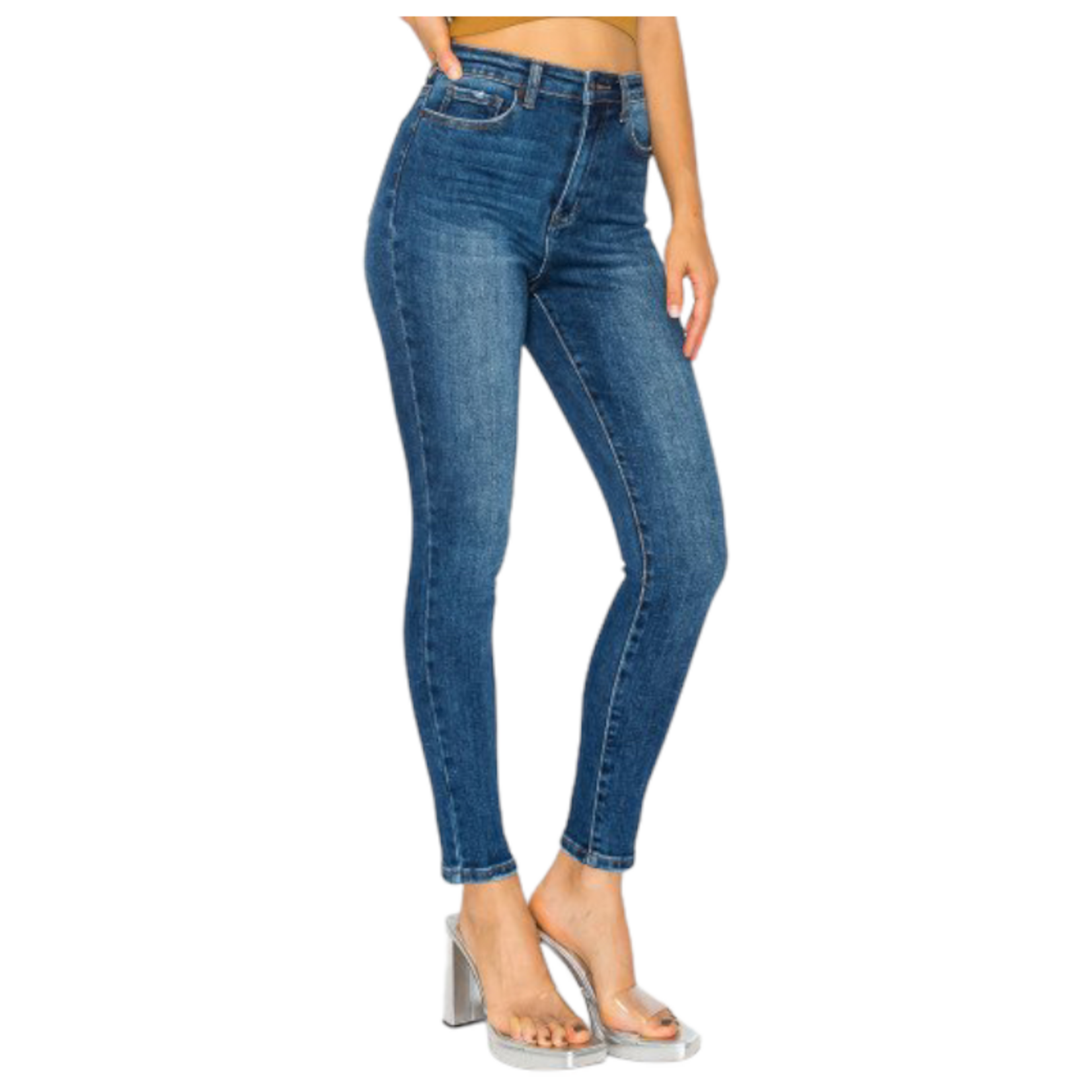 WAX JEANS WAX JEANS HIGH WAISTED SKINNY JEAN 90284