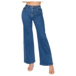 ENCORE JEANS ENCORE HIGH RISE CLASSIC WIDE LEG JEAN V2434M