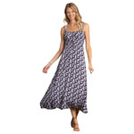 BLUSH BJ BLUSH BJ STRAP FLORAL MAXI DRESS D4087ST