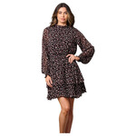 EVER AFTER EVER AFTER LONG SLEEVE HIGH NECK MINI DRESS 2245JWT