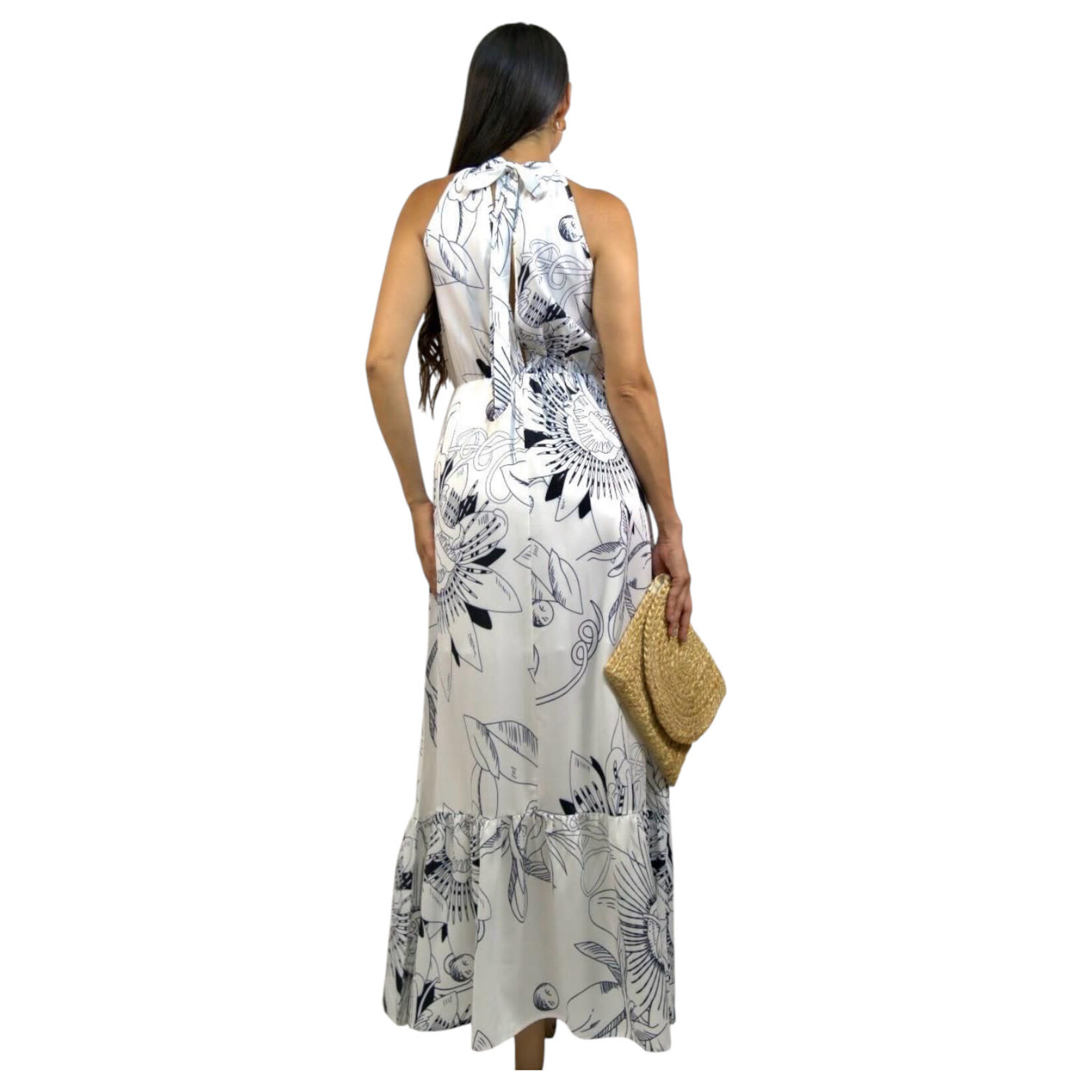 MISS KELLY MISS KELLY HALTER MAXI DRESS SD5378