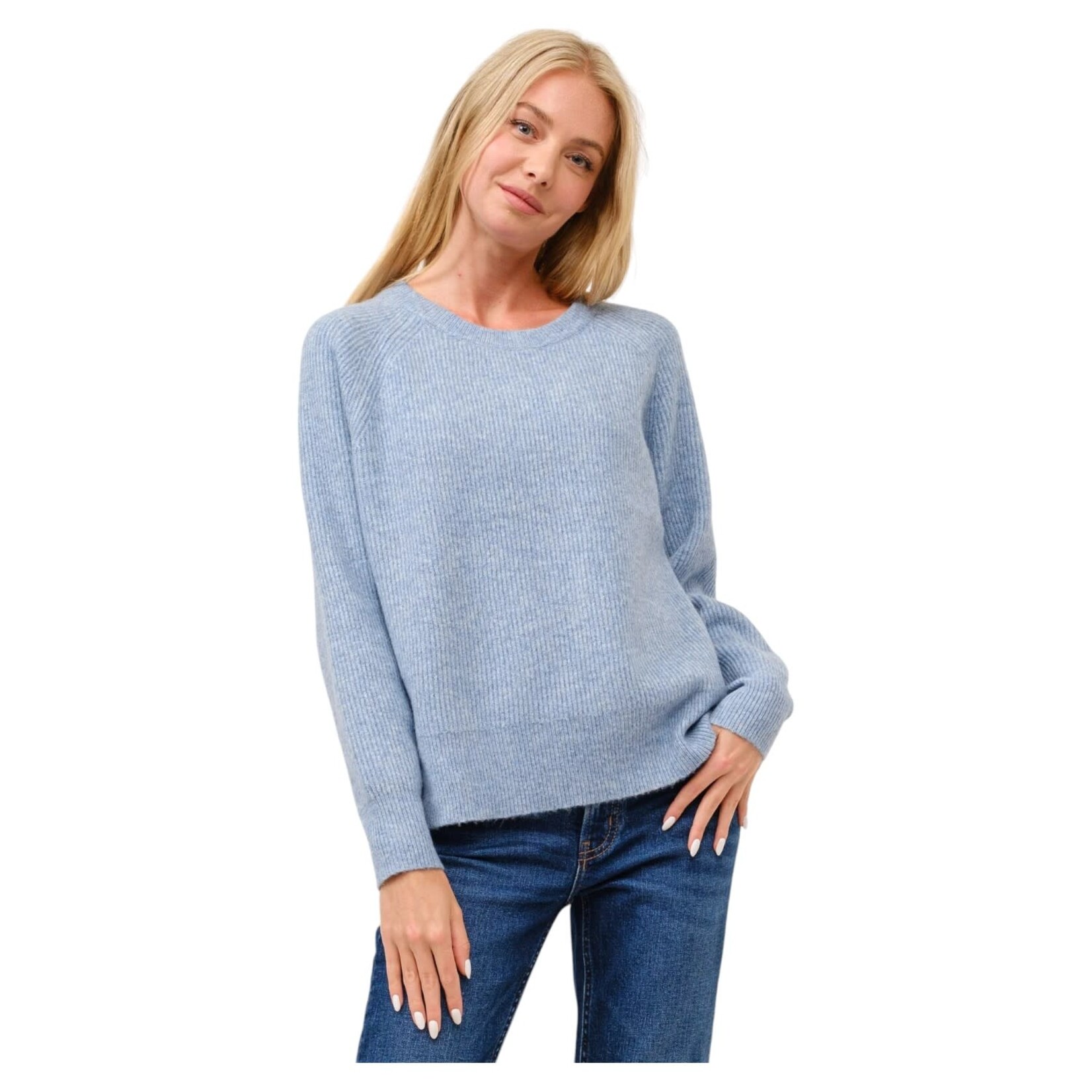 CIELO CIELO ROUND NECK PULL OVER SWEATER SW21