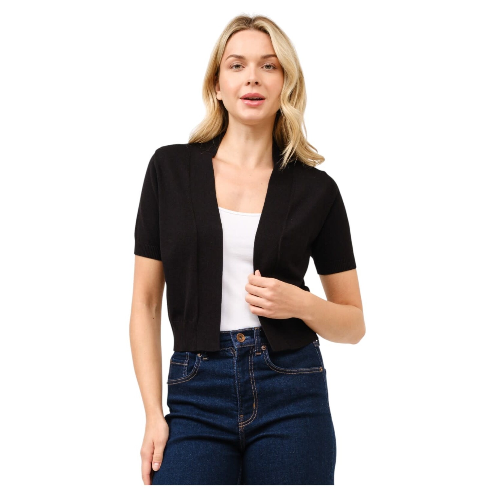 CIELO CIELO SHORT SLEEVE BOLERO SW680