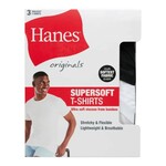 HANES HANES SUPERSOFT CREW NECK 3-PACK T-SHIRT OSSCW3