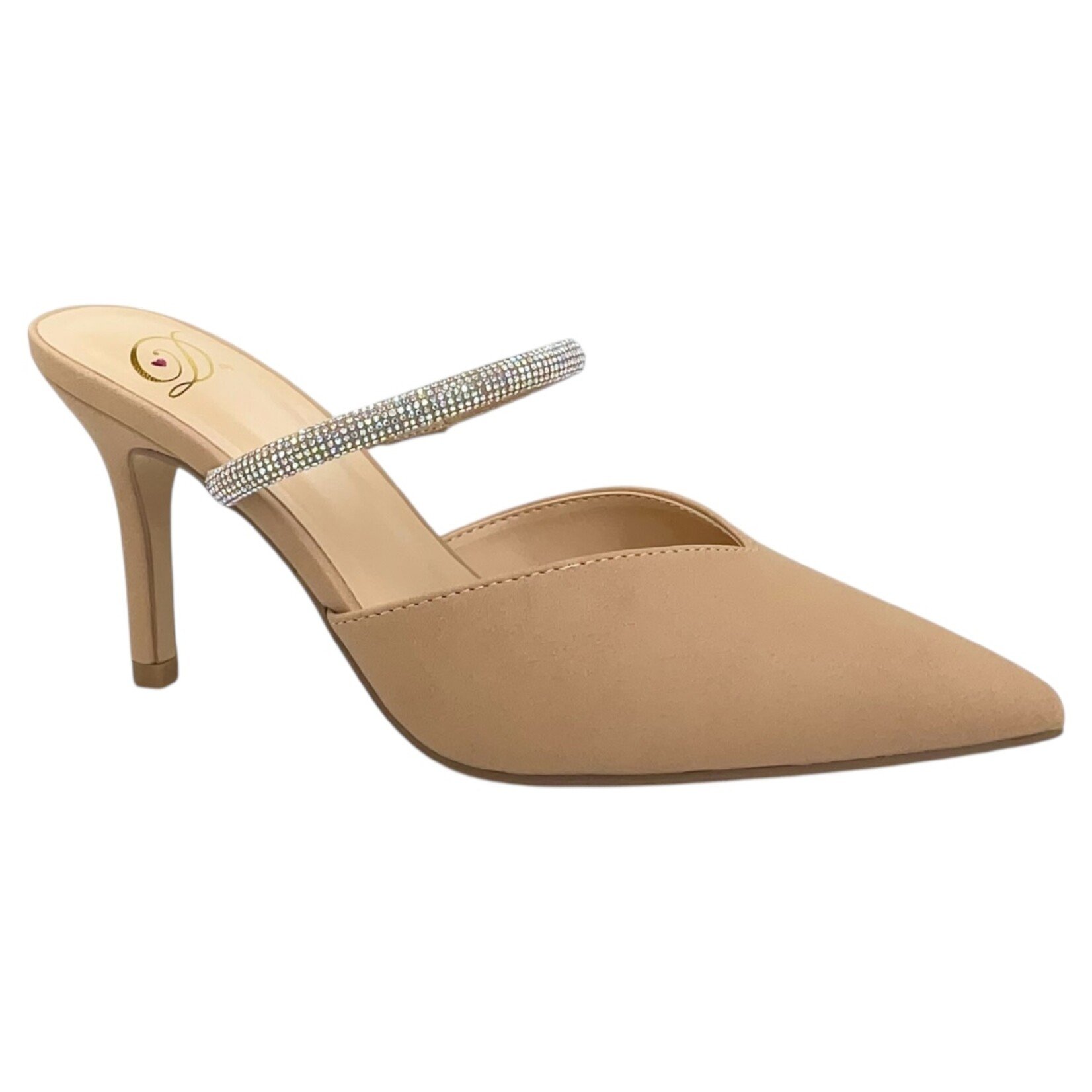 DELICIOUS DELICIOUS POINTED TOE OPEN BACK HEEL ZARIA