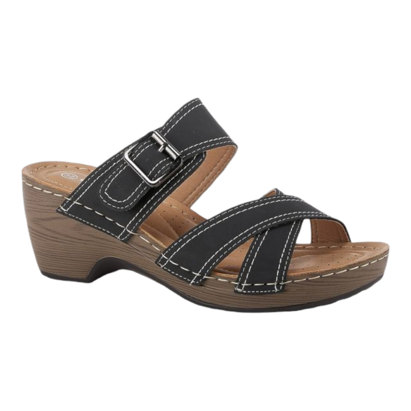 PATRIZIA PATRIZIA CROSS BAND SLIDE SANDAL SHARA