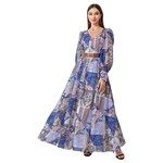 MISS KELLY MISS KELLY  LONG SLEEVE MAXI DRESS SD5091