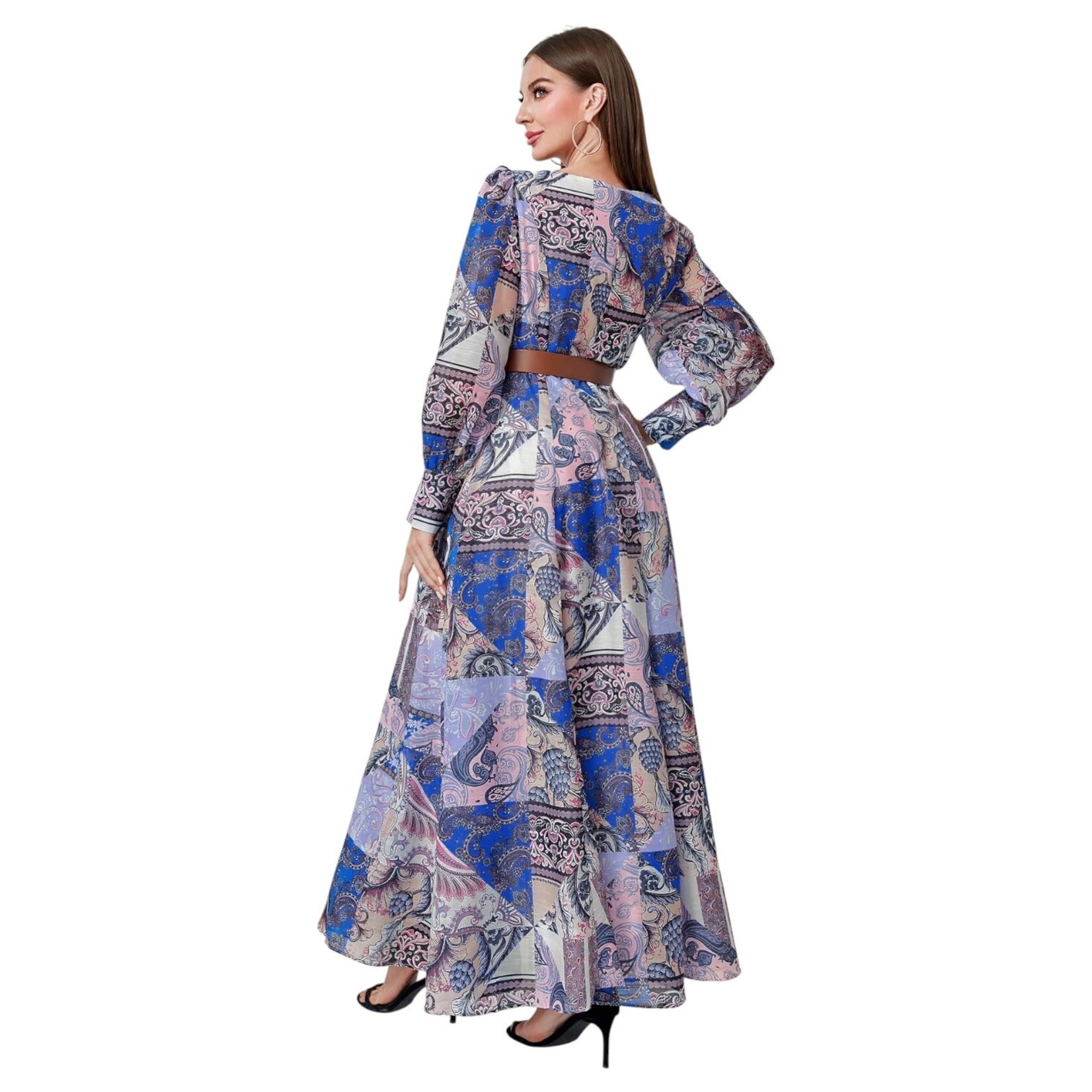 MISS KELLY MISS KELLY  LONG SLEEVE MAXI DRESS SD5091