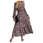 MISS KELLY MISS KELLY LONG SLEEVE MAXI DRESS SD5483
