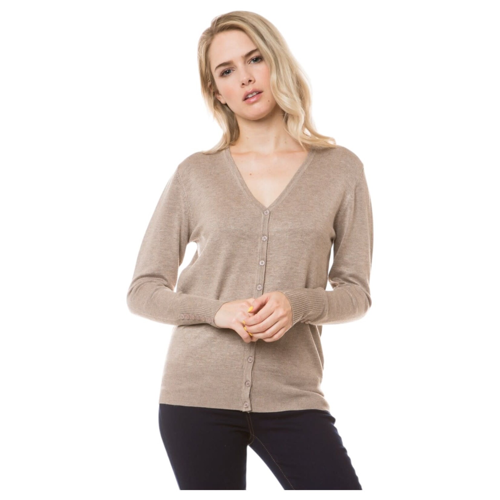 CIELO CIELO BUTTON UP LONG SLEEVE CARDIGAN SW2050