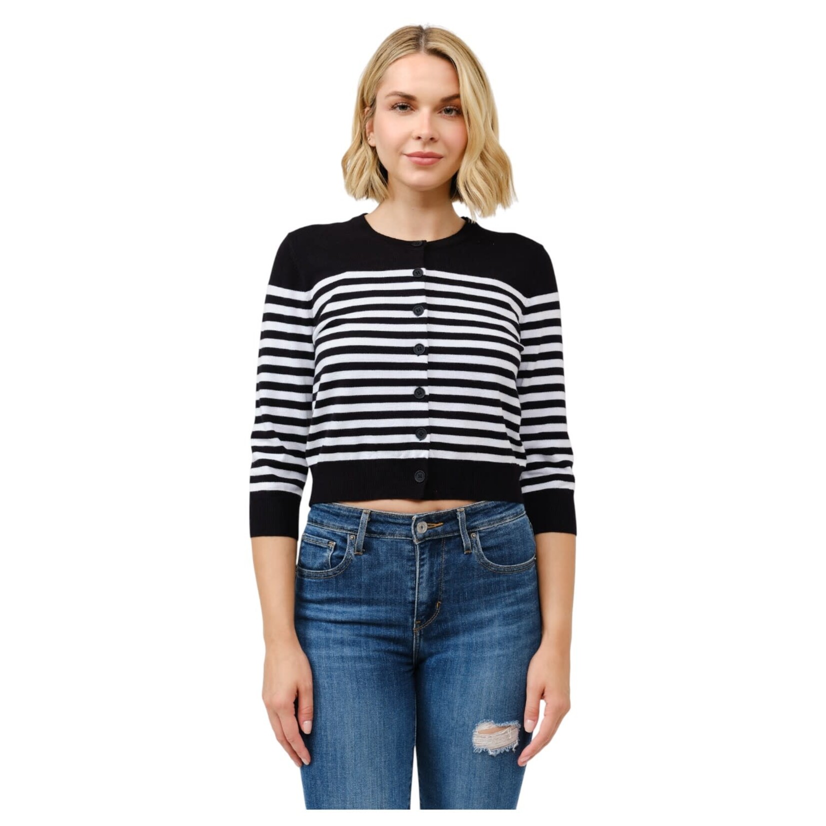 CIELO CIELO FLAT BUTTON CARDIGAN SW249