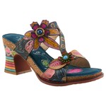 L'ARTISTE L`ARTISTE FLORAL BLOCK HEEL ROSSIE