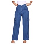COZZI COZZI WIDE LEG CARGO JEAN AS-415