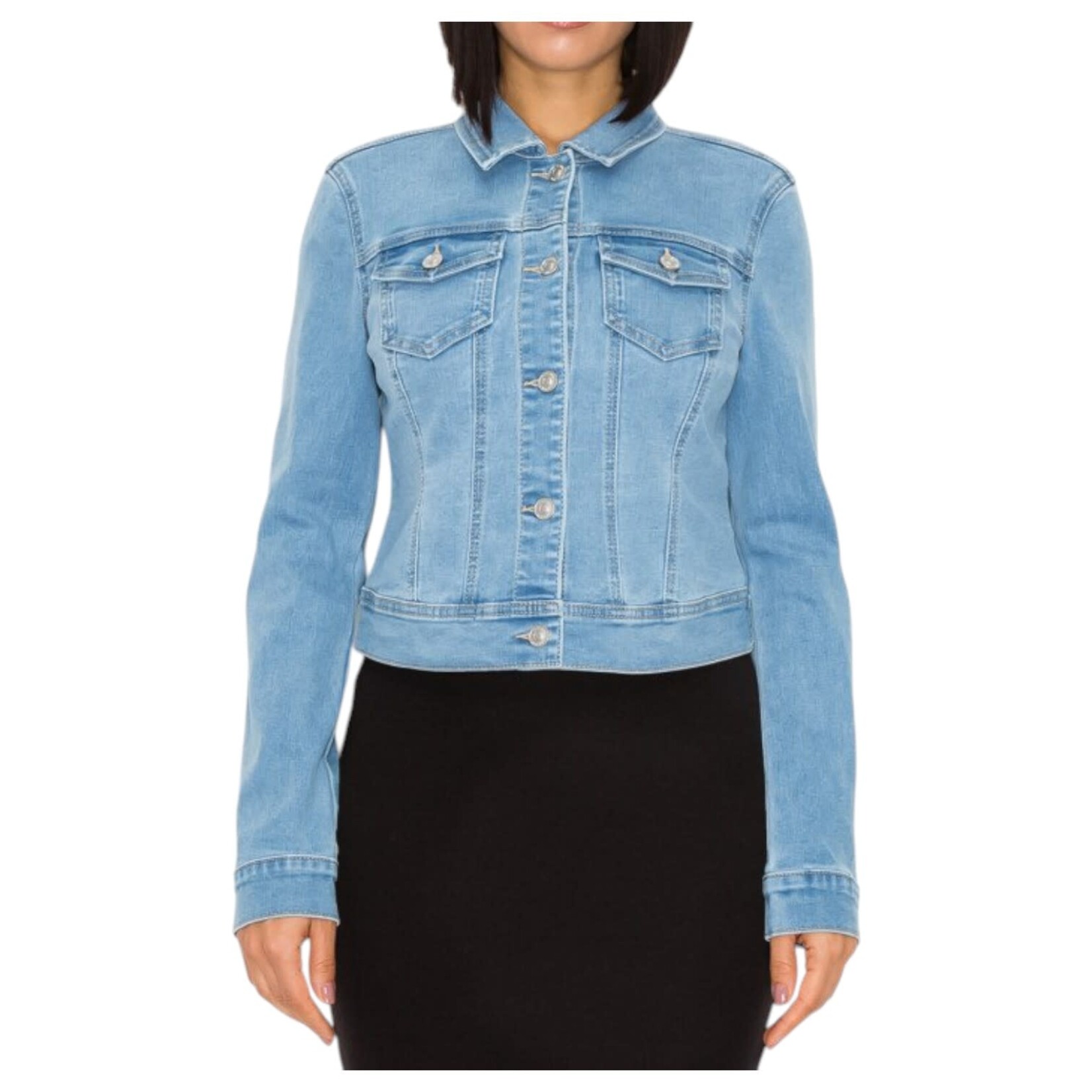 WAX JEANS WAX STONE WASHED DENIM JACKET 90243