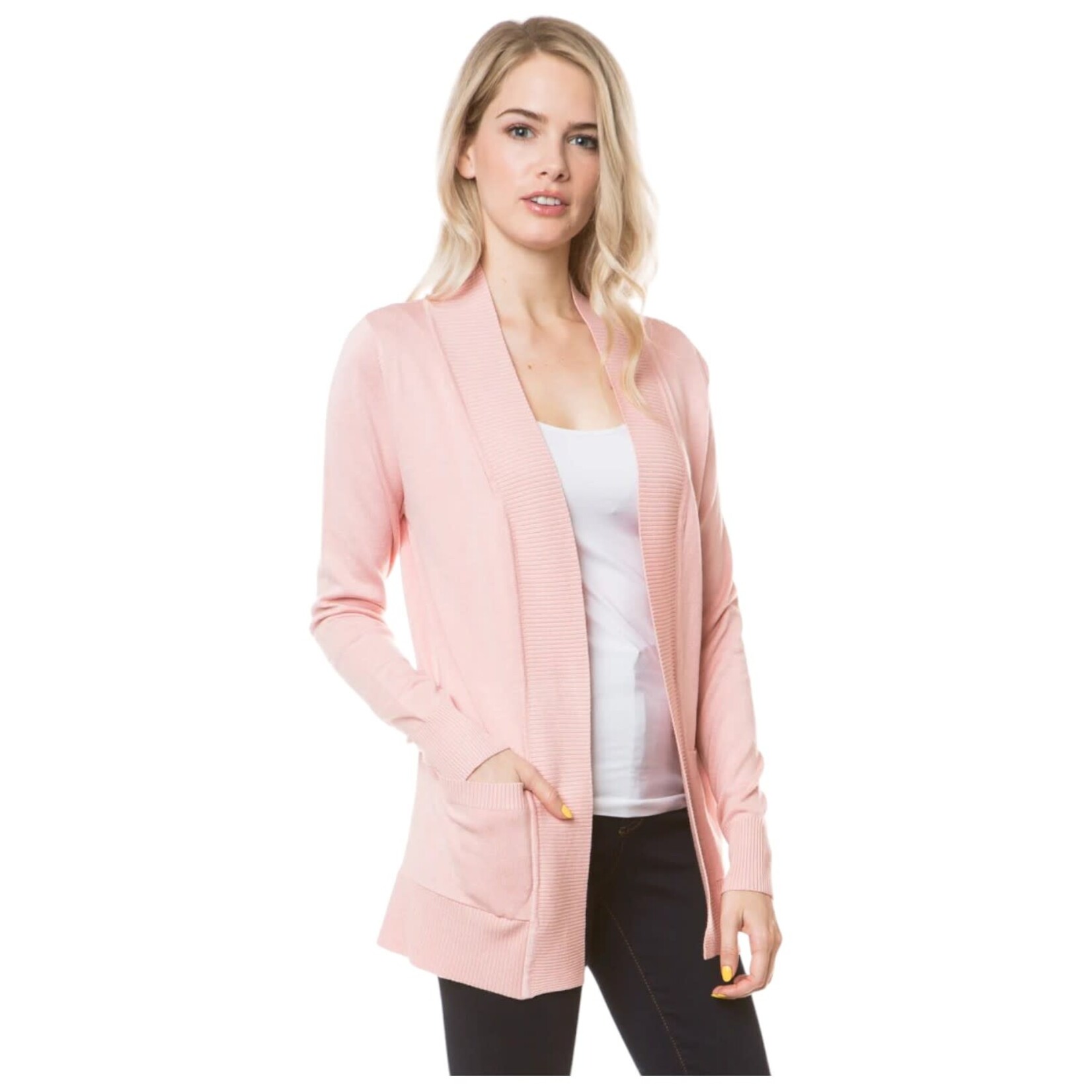 CIELO CIELO OPEN FRONT CARDIGAN SW565