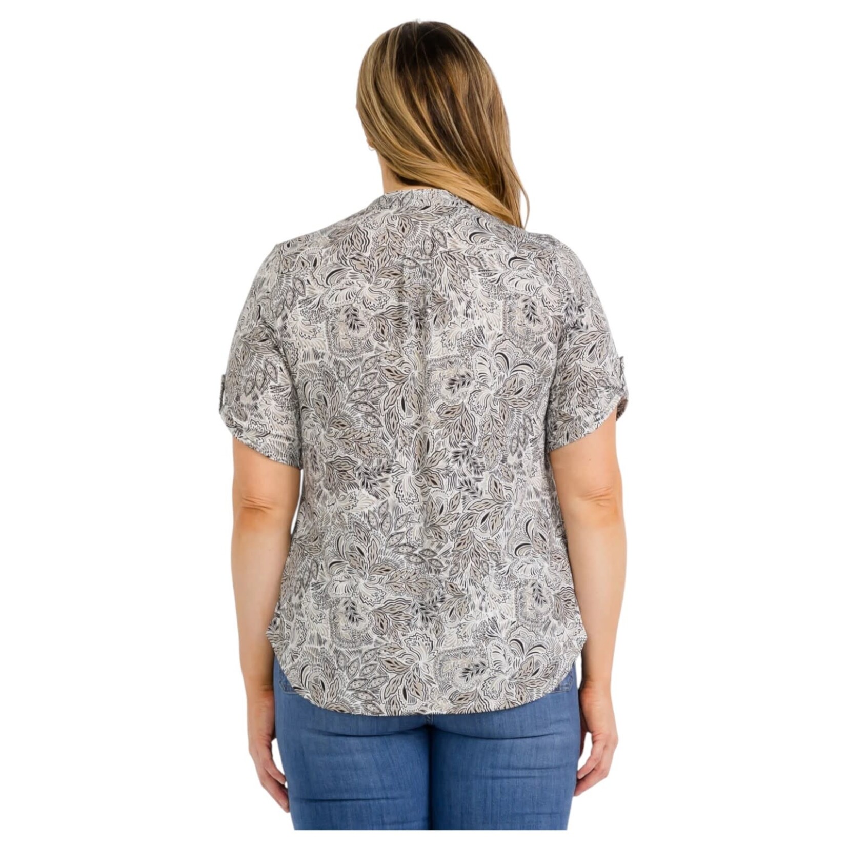 PERSEPTION PERSEPTION PLUS 3 BUTTON SHORT SLEEVE TOP TP-WM-218