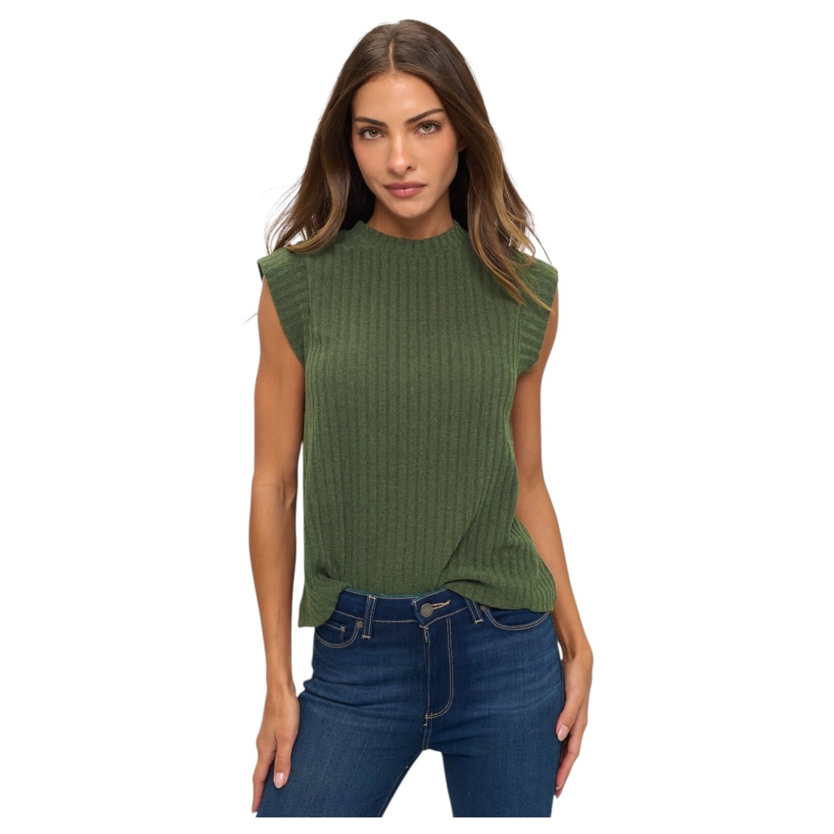 PERSEPTION PERSEPTION KNIT SLEEVELESS SWEATER TP-MS-1933