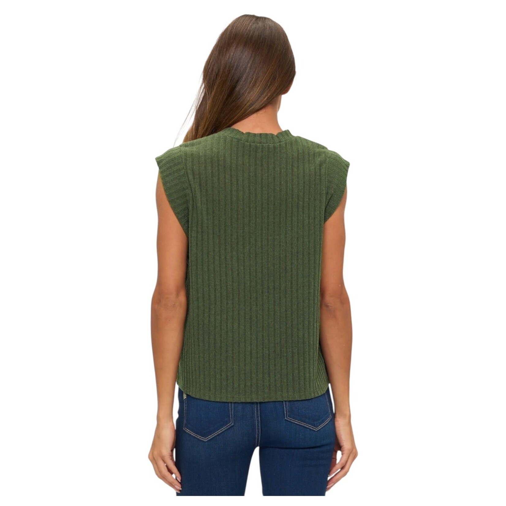 PERSEPTION PERSEPTION KNIT SLEEVELESS SWEATER TP-MS-1933