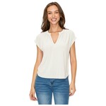 DNA DNA V-NECK CAP SLEEVE TOP 4408T-24030